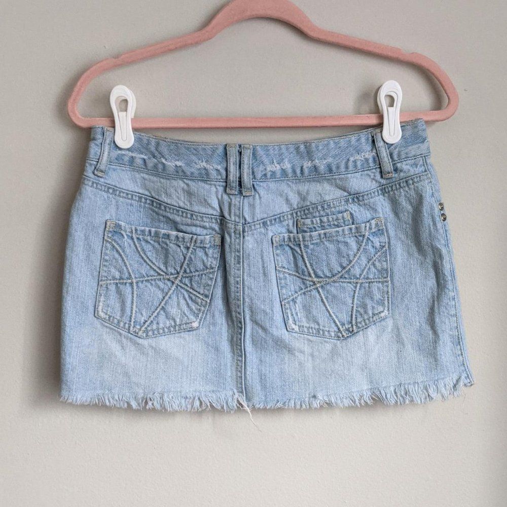 Aeropostale | Raw Hem Mini Skirt Sz 3/4 - Picture 2 of 3